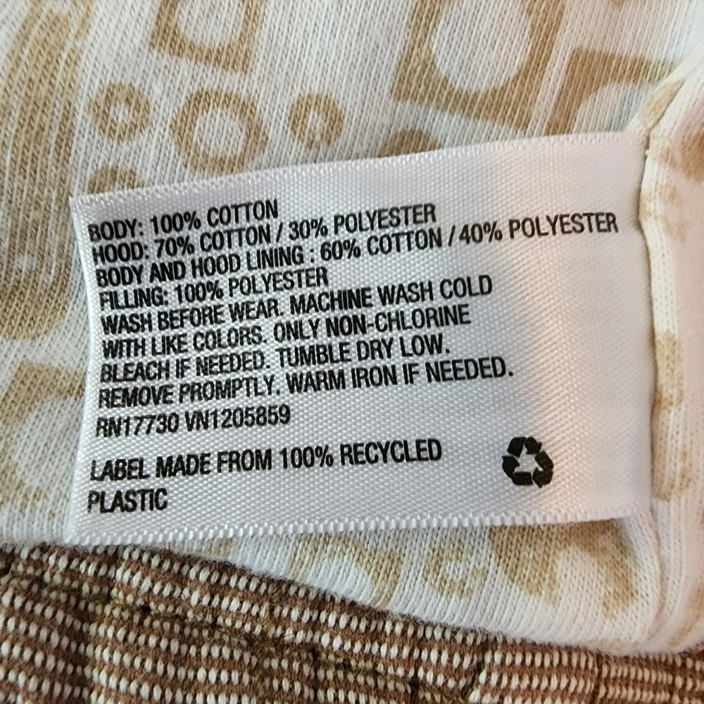 Genuine Kids From Oshkosh Removable Hodded Three Button Vest Size 12 M